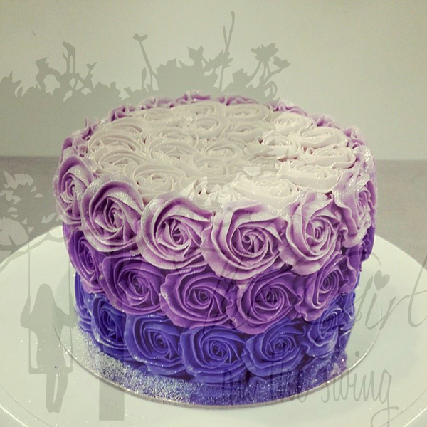 Purple Ombre Roses