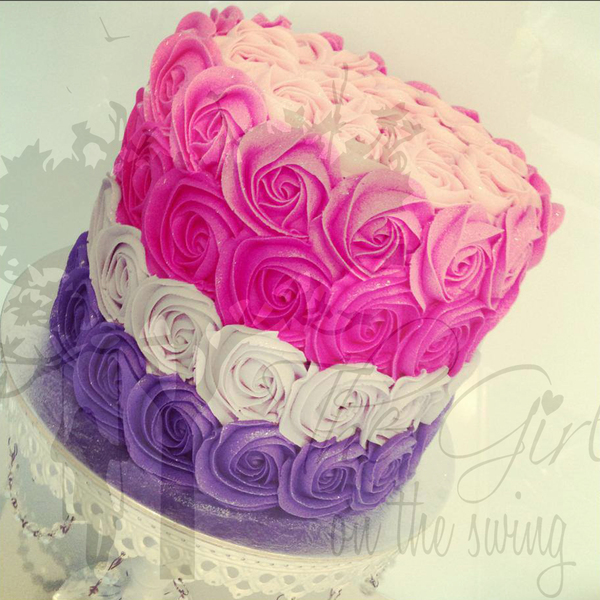 Purple and Pink Ombre Roses