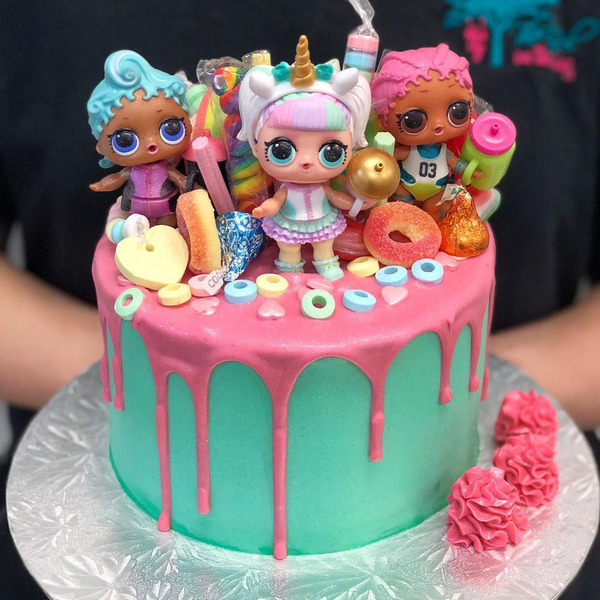 x LOL Surprise Dolls Birthday Cake x - Decorated Cake by - CakesDecor