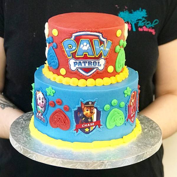 Blue and Red Two Tier Paw Patrol