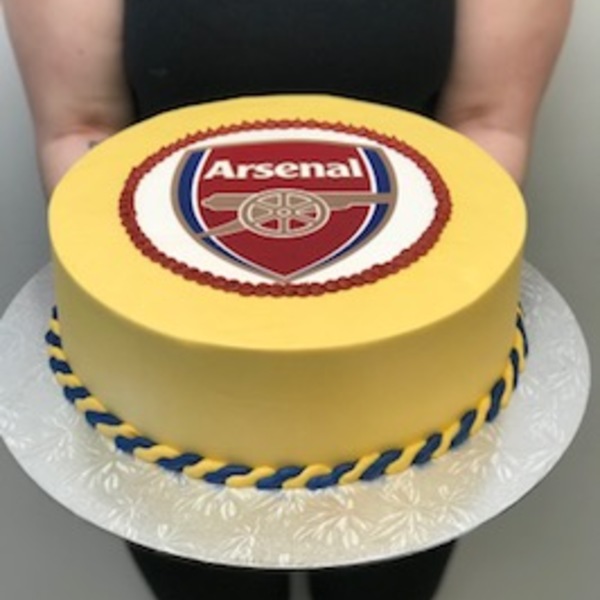 Smooth Gold with Arsenal Edible Image 