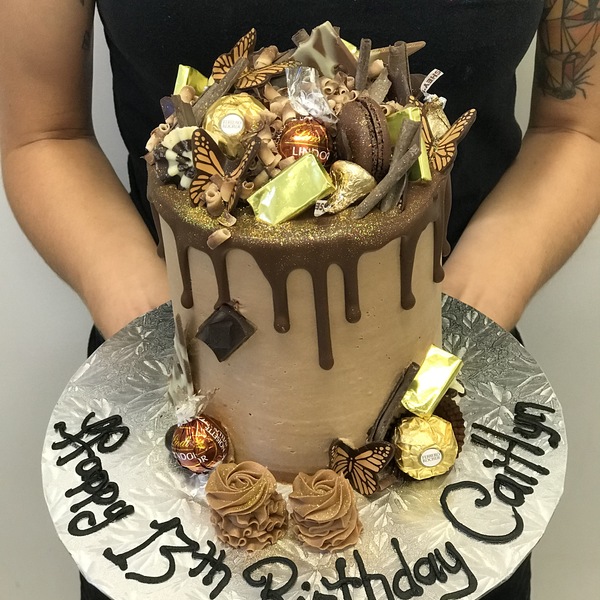 Chocolate Overload with Chocolate Butterflies and Toppers