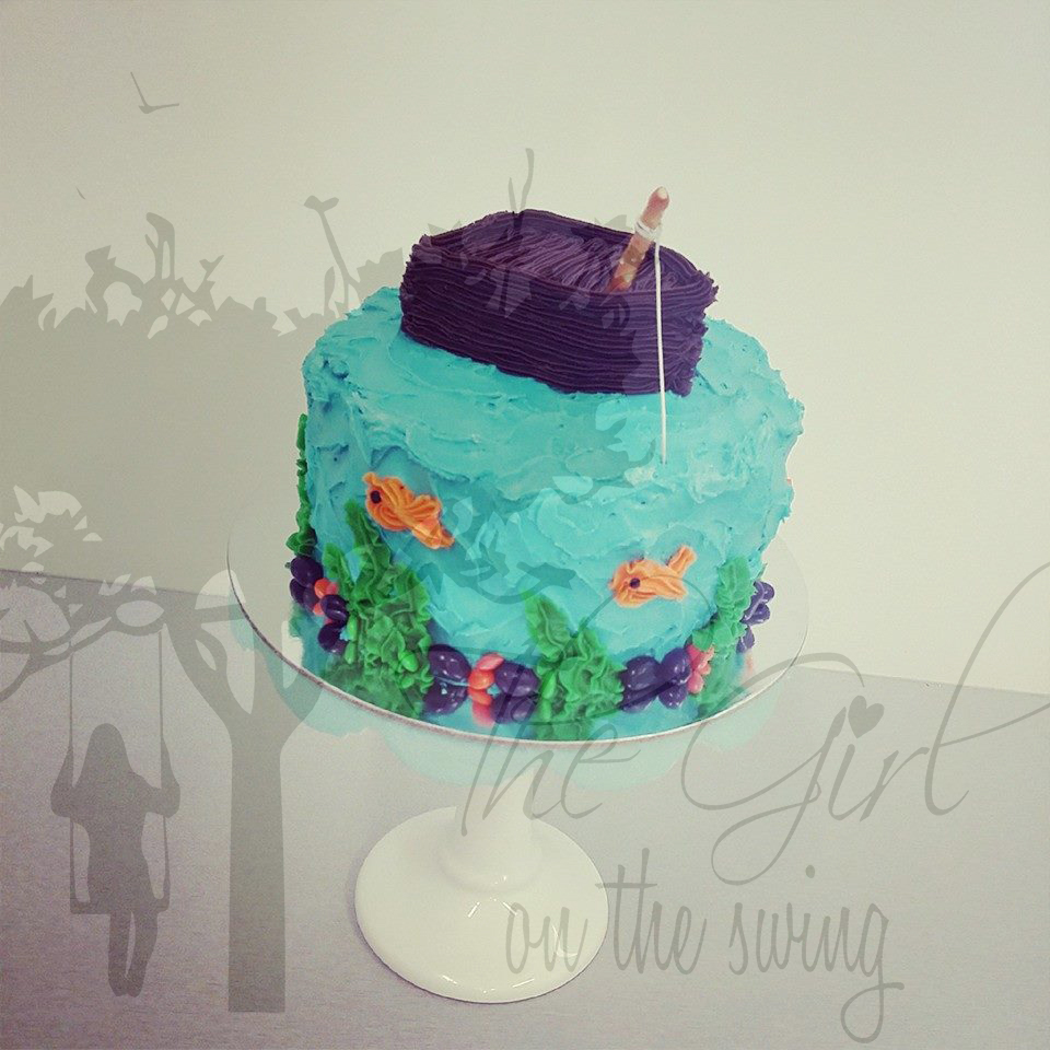 Autumn / Fall Teddy Bear 1st Birthday Cake | Little Hill Cakes