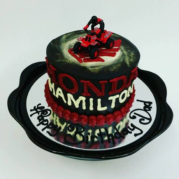Hamilton Honda Cake (with edible image)