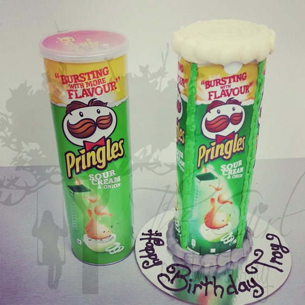 Pringles Can Cake (with edible image)