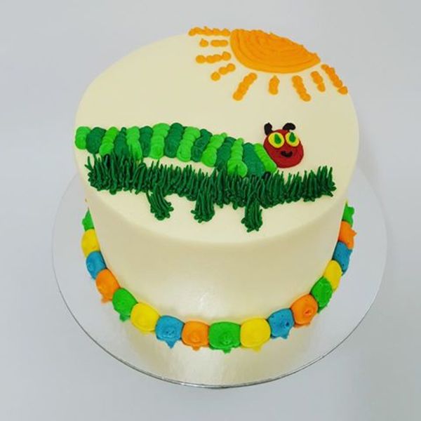 Hungry Caterpillar cake