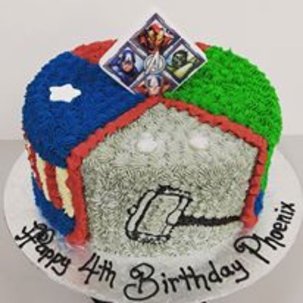 Large Avengers Cake